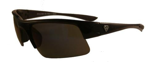 Aaron Martens Brown Polarized Solar Bat Fishing Sunglasses Retail $29.99
